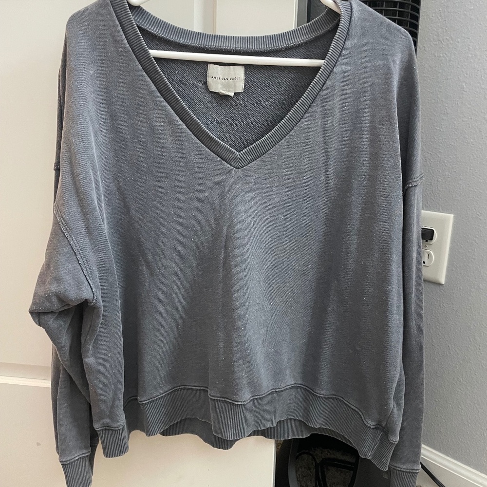 Extra Small Grey American Eagle Sweater